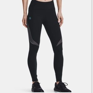 Under Armour RUSH Run Stamina Black Legging Tights